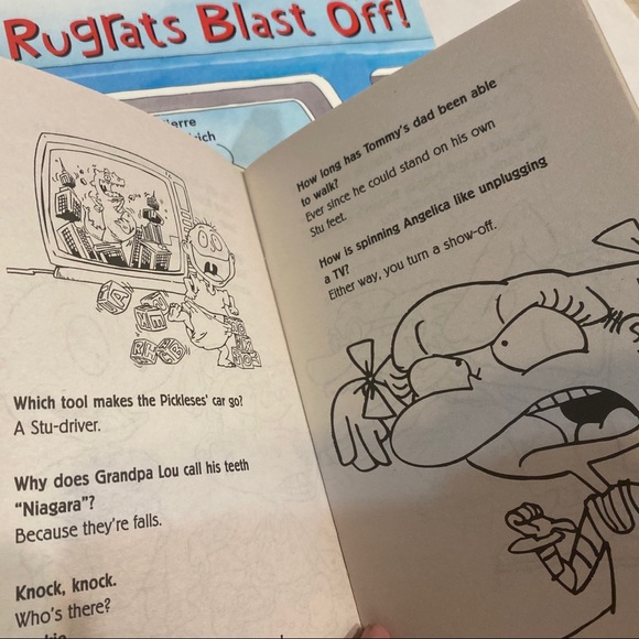 🎉2/20 Set of 4 Rugrats Books Bundle Illustrated Storybooks Jokes Early Readers - Picture 5 of 9